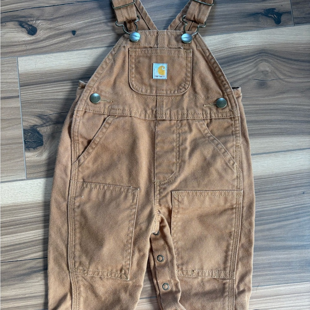 Carhartt Kids Tan Overalls